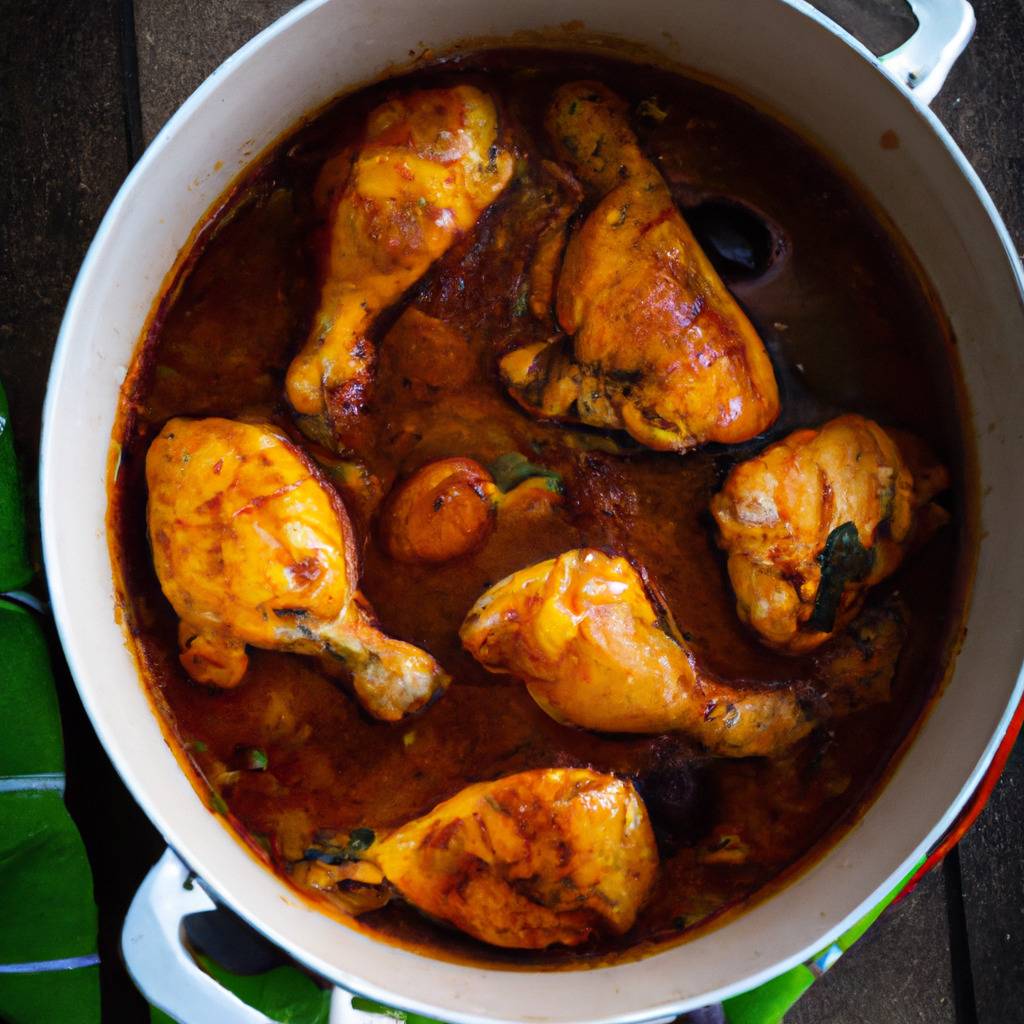 Foto che illustra la ricetta da : Pollo alla Basquaise