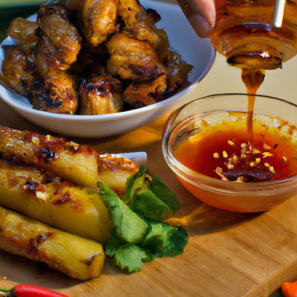 Foto che illustra la ricetta da : Pollo con salsa satay