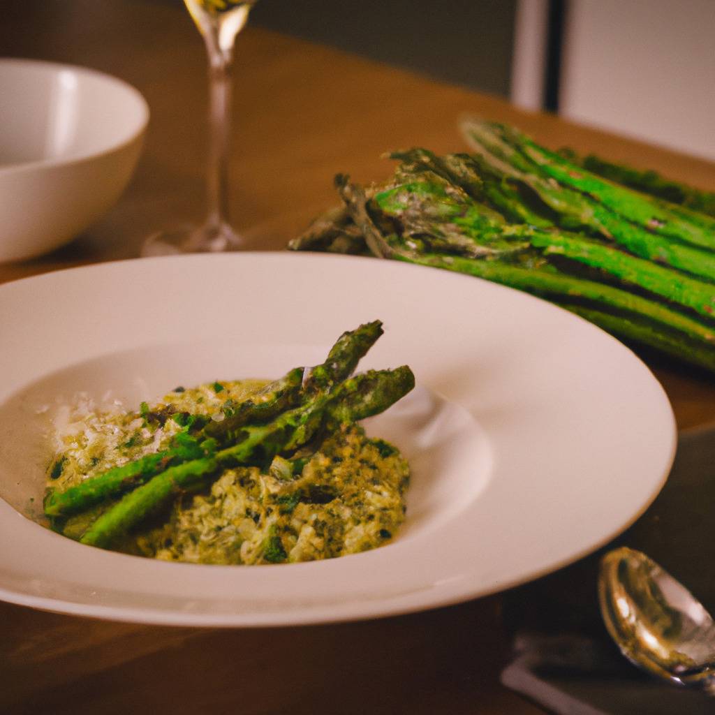 Foto che illustra la ricetta da : Risotto con asparagi