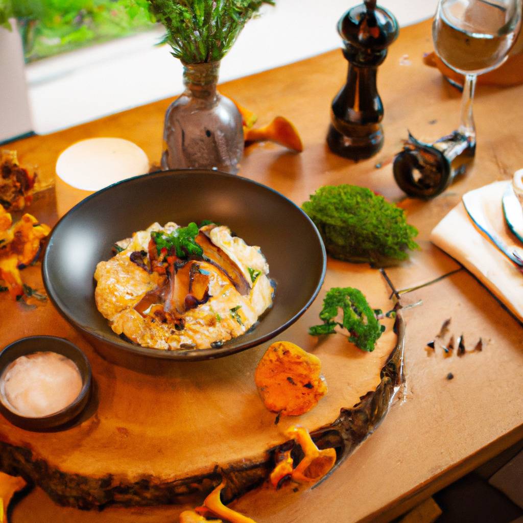 Foto que ilustra la receta de : Risotto con setas silvestres