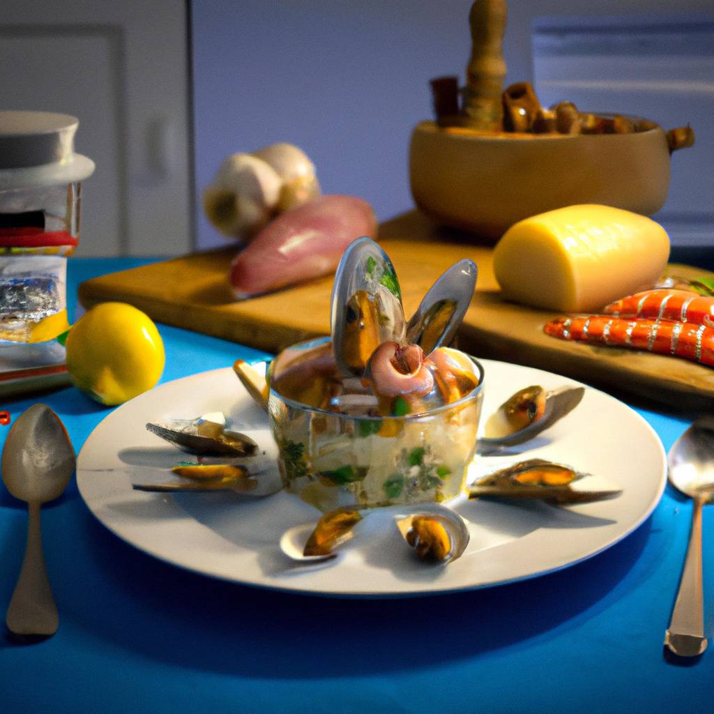 Foto che illustra la ricetta da : Risotto ai frutti di mare