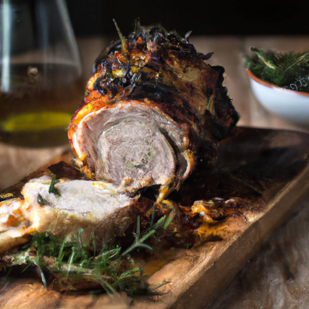 Photo illustrating the recipe from : Pork roast with Provence herbs