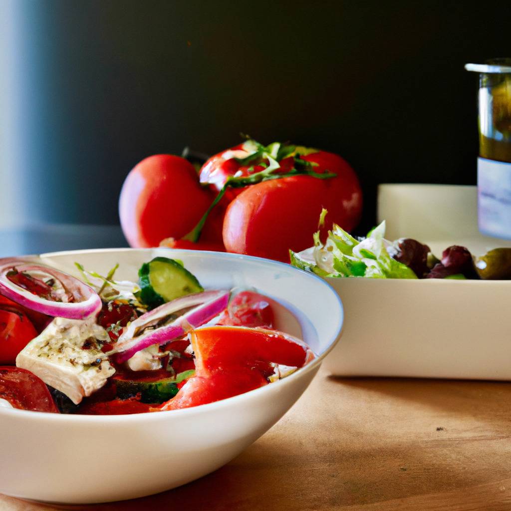 Foto que ilustra la receta de : Ensalada griega