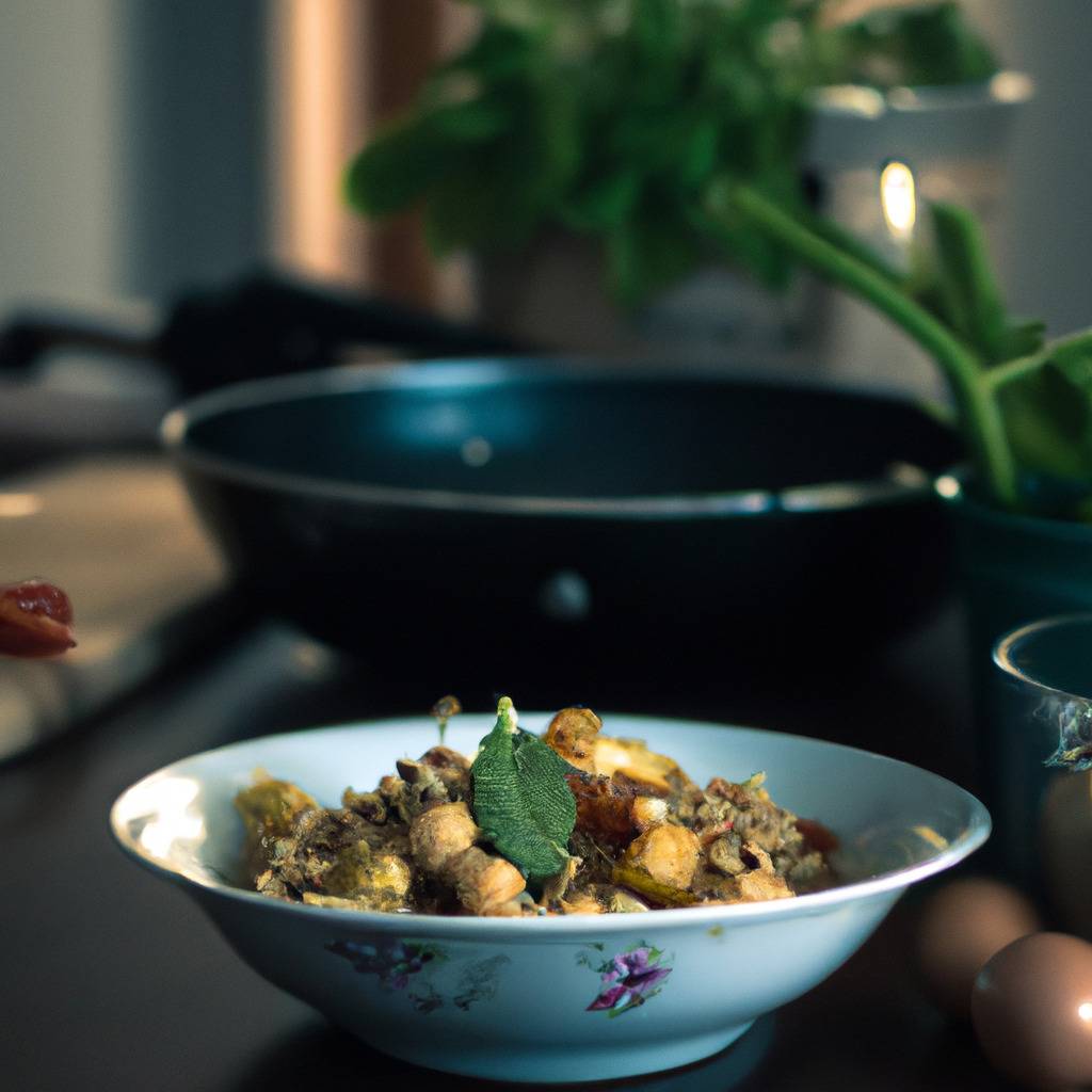 Foto que ilustra la receta de : Ensalada de quinoa con garbanzos y menta