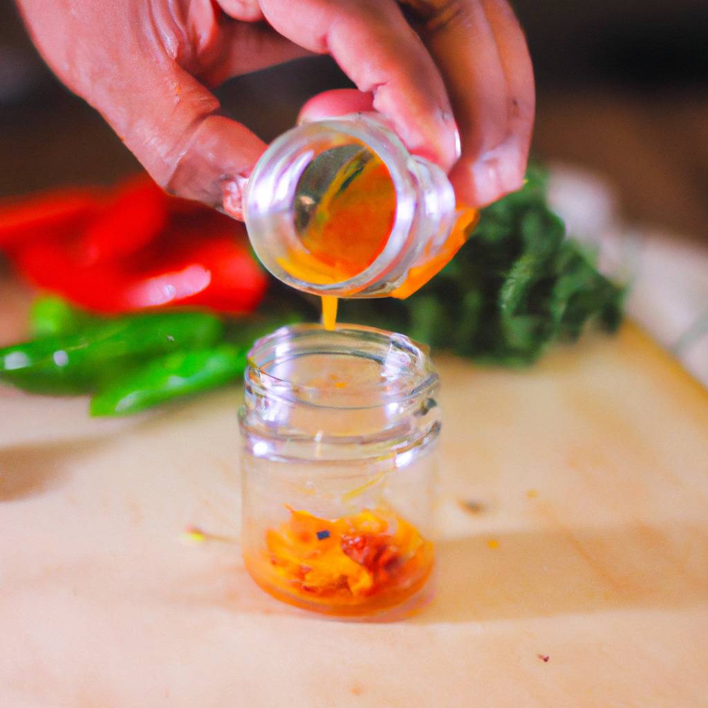 Foto que ilustra la receta de : Salsa de pimiento dulce