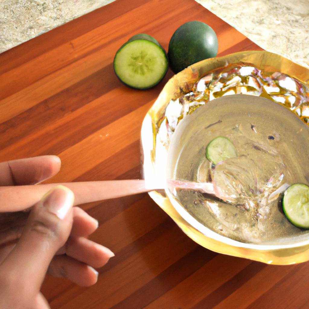 Foto que ilustra la receta de : Salsa de yogur y pepino