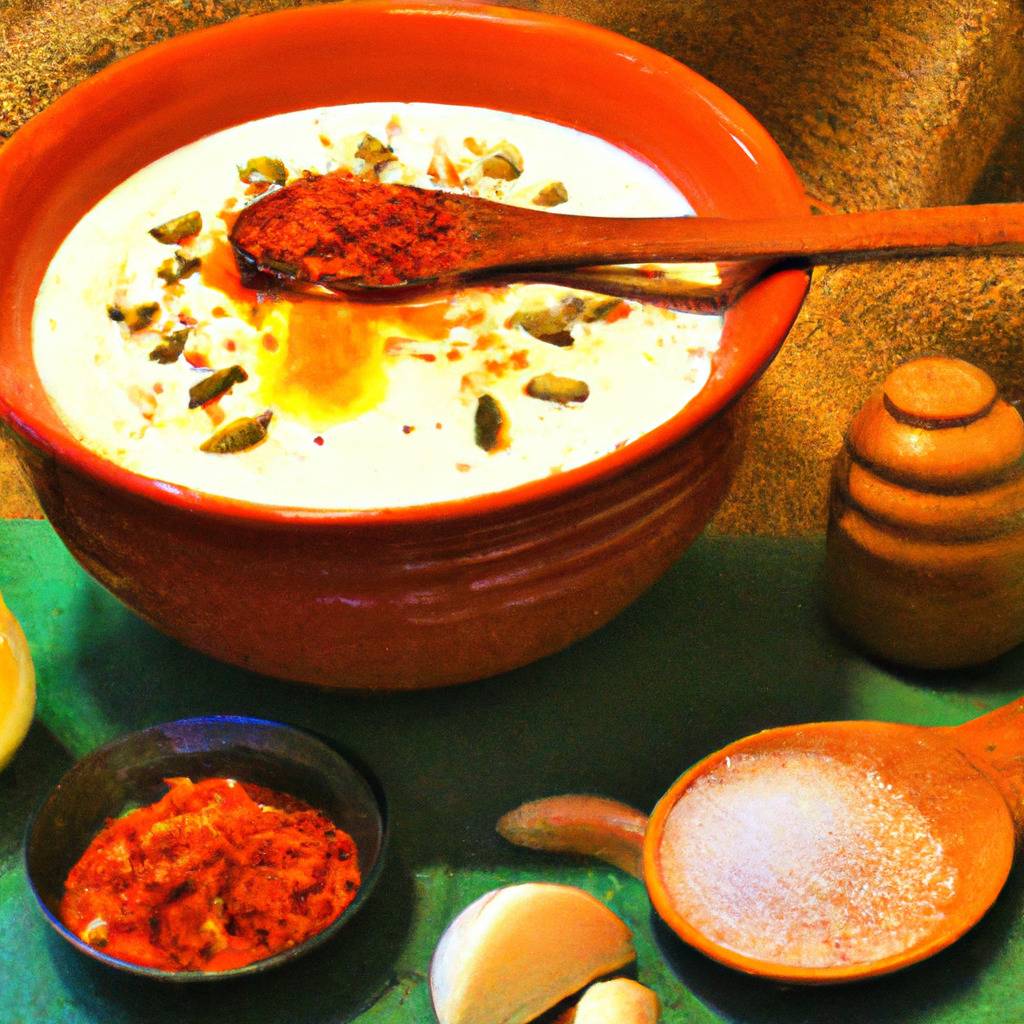 Foto que ilustra la receta de : Salsa de yogur y curry