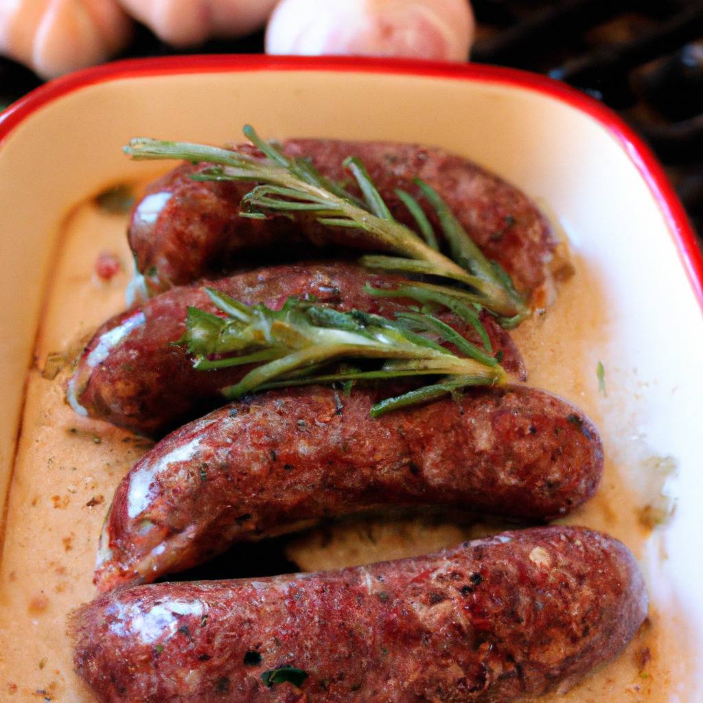 Photo illustrating the recipe from : Herbed chipolatas sausages