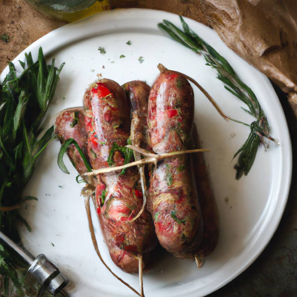 Photo illustrant la recette de : Saucisses de porc aux herbes méditerranéennes