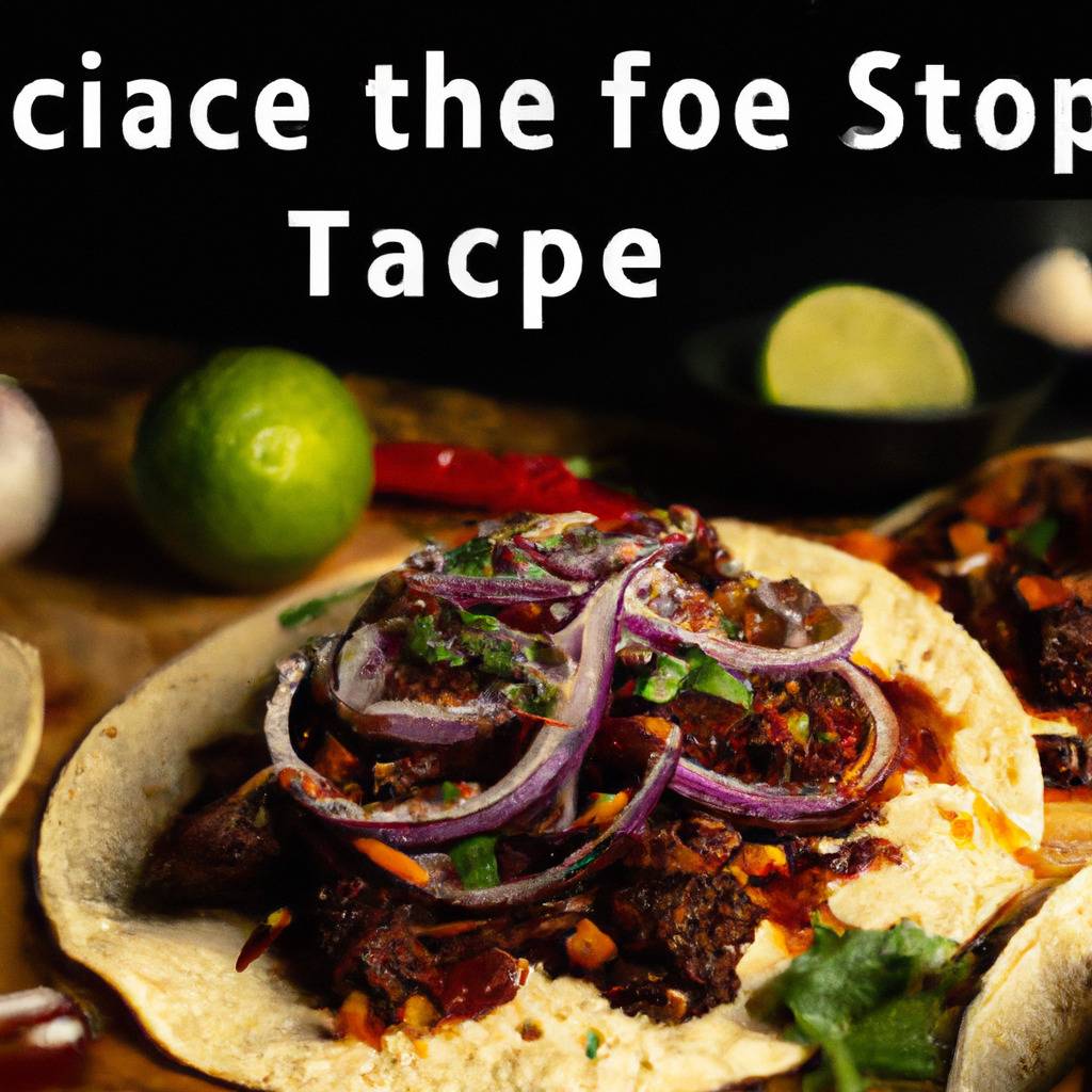Photo illustrating the recipe from : Spicy beef tacos