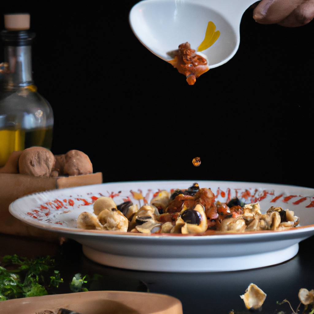 Foto que ilustra la receta de : Tortellini con salsa de nueces